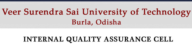 Internal Quality Assurance Cell IQAC Veer Surendra Sai University 