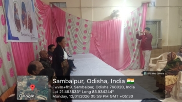 Students of the Social Service Society visited the old age home at Sambalpur on 12/01/2026