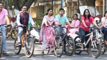 PINK SUNDAY ON CYCLES as a part of International Women's Day-2025