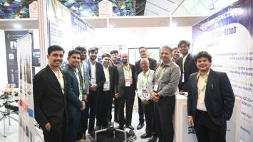 VSSUT Robotics Society Participation and Demonstration in India Mobile Congress 2025 at Yashobhoomi Convention Centre, New Delhi