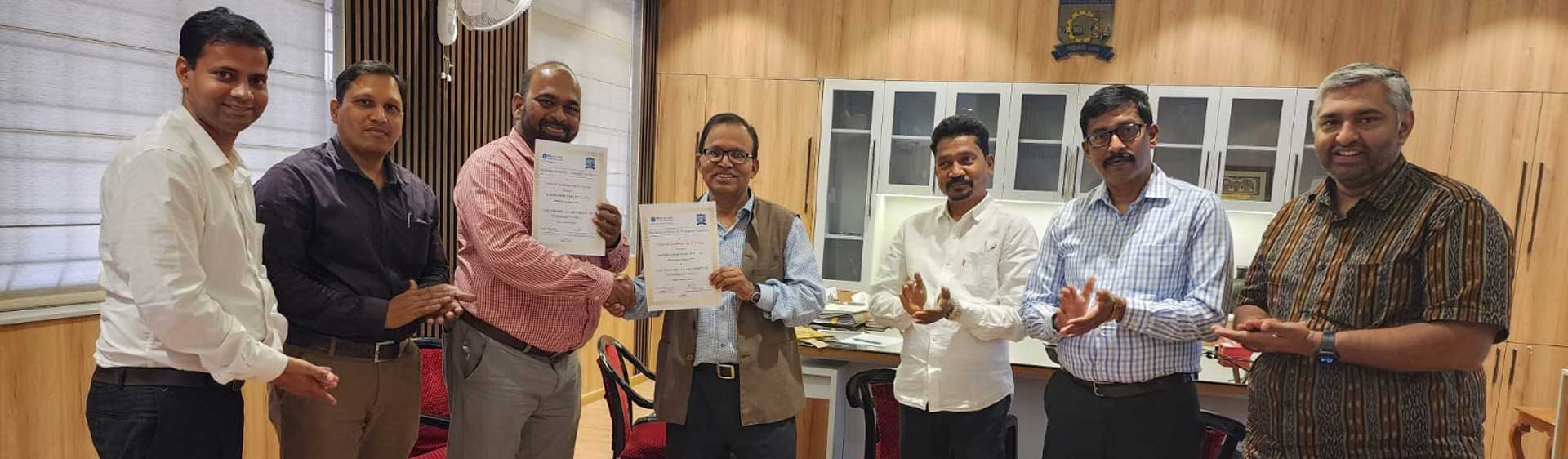 MOU of ETC Department, VSSUT, Burla with Marquee Semiconductor India Pvt. Limited Bhubaneswar (Headquarters at USA) on 9 March 2023 for COE on IC Design