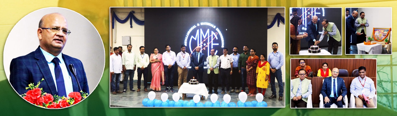 Address by Guest: Mr. Om Prakash Singh, Chairman Cum Managing Director, Mananadi Coal Field Limited
For National Technical Symphosium “Dravya 2K23” Organised by MME Society of Dept. of MME…!!!
