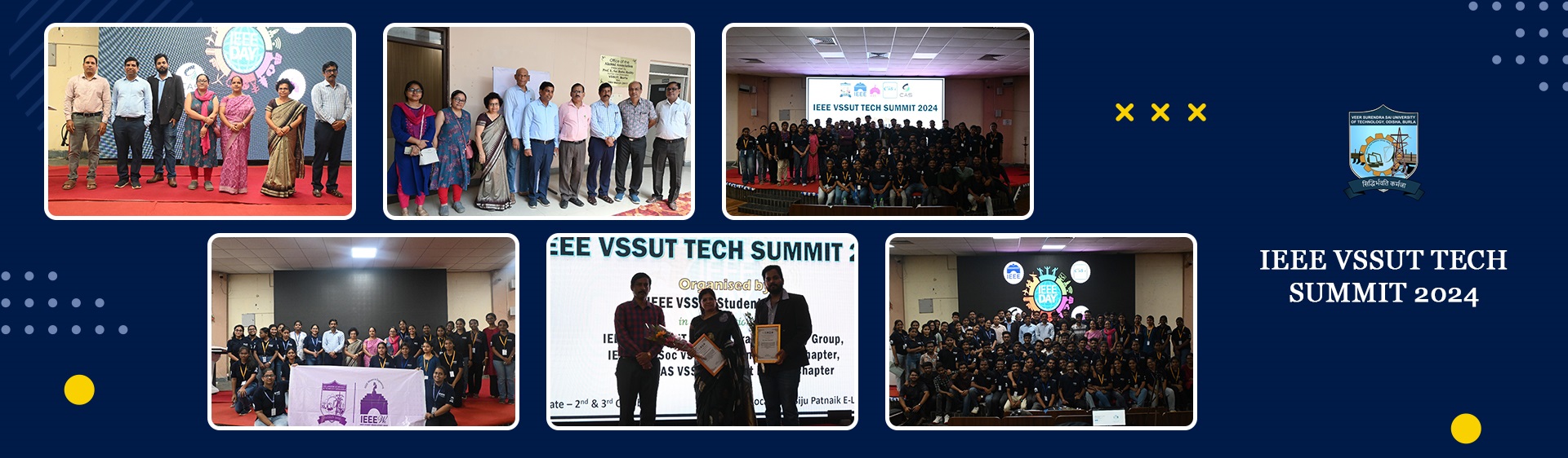 The IEEE VSSUT Student Branch organized IEEE VSSUT Tech Summit 2024 on 2nd and 3rd October 2024, at Biju Patnaik E-learning Centre, VSSUT, Burla