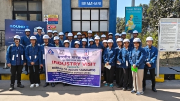 Industrial Exposure Visit to JSW Bhushan Steel and Power Limited, Jharsuguda, by the 6th Sem. students of Dept. of MME on 7th February 2026